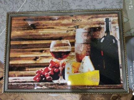 Готовая картина (алмазная мозайка)