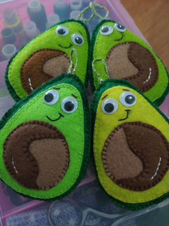 Забавные авокадики Ручной работы