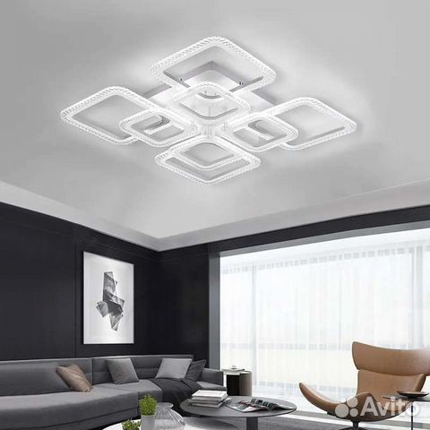Люстра потолочная LED разные варианты