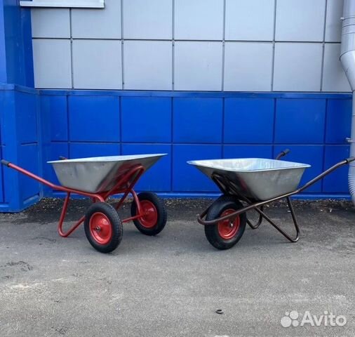 Тачка садовая тачка строительная 1 и 2 колеса