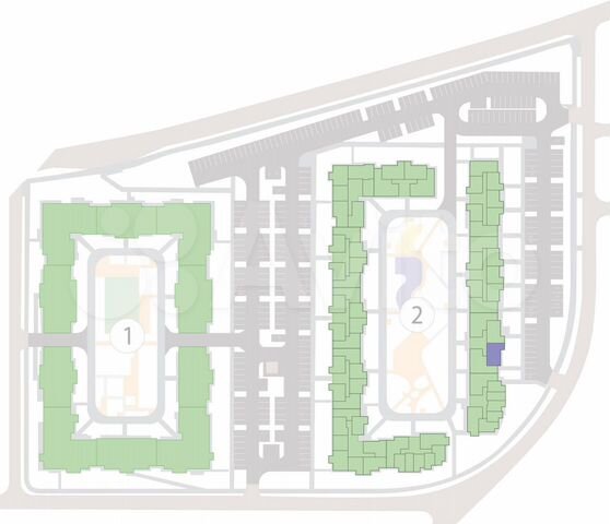 2-к. квартира, 57,7 м², 2/4 эт.