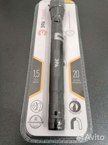 Ручной фонарь эра Практик RB-602 черный