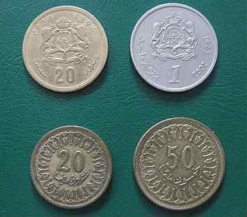 Монеты Марокко и Туниса