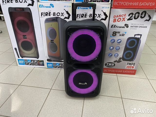 Колонка ElTronic 20-07 + 2 микрофона