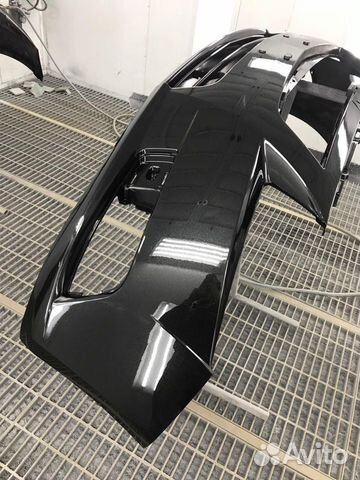 Бампер передний Шевроле круз в цвет черный