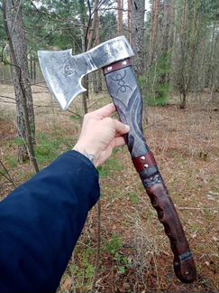Топор ручная работа, рабочий топор