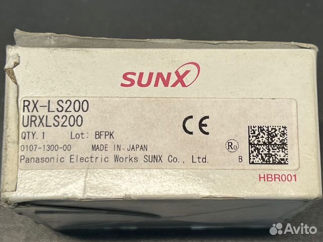 Sunx RX-LS200 urxls200 Датчик, новый, 1 шт