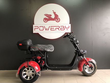 Электроскутер white siberia PRO trike 3000W