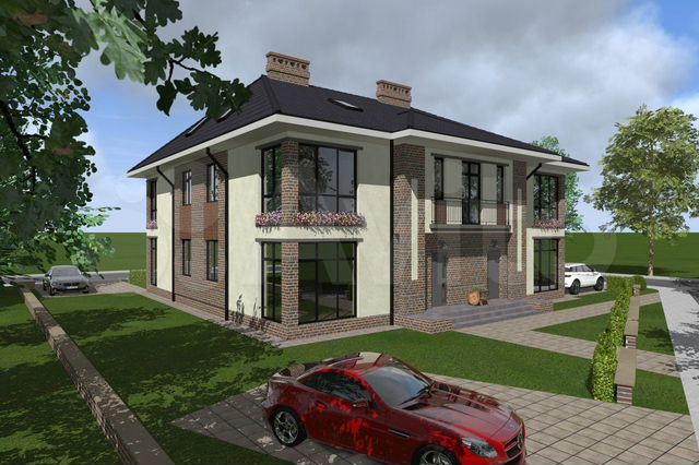 Таунхаус 181 м² на участке 2,5 сот.