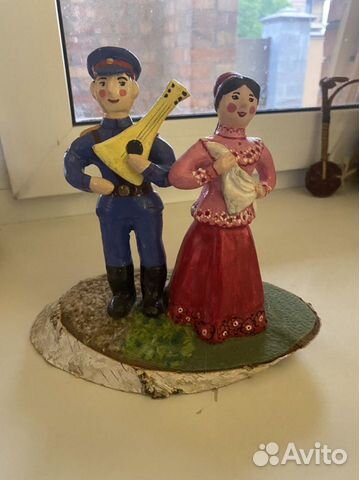 Статуэтка из глины (ручная работа)