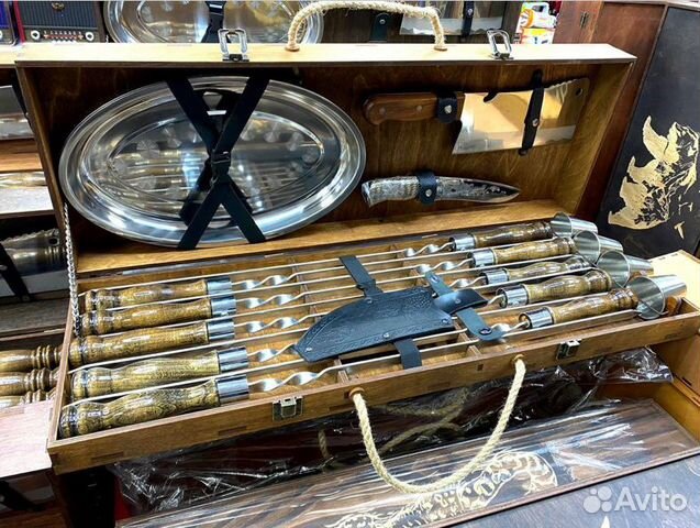 Шампура Шашлычный набор для шашлыка в чемодане