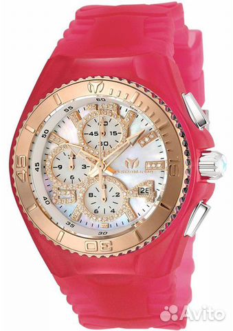 Technomarine JellyFish бриллианты малиновые новые