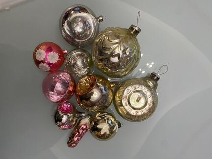 Ёлочные игрушки СССР 50-60гг