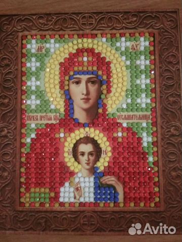 Икона. Алмазная мозаика. Готовая