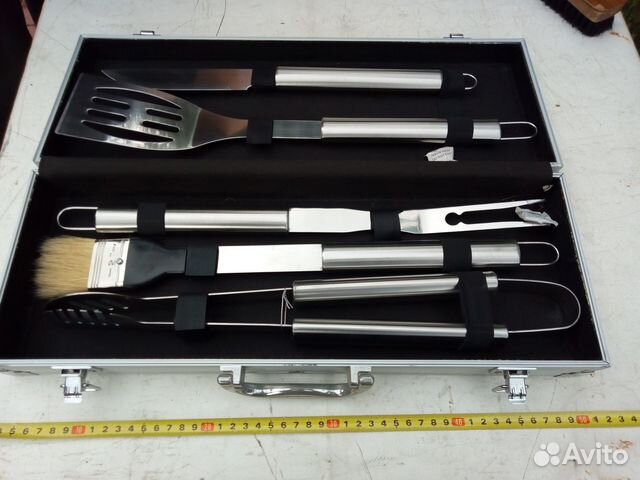 Набор для барбекю (шашлыка, гриля) в кейсе