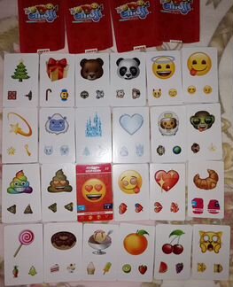 Карточки эмоджи emoji окей наклейки, буклет