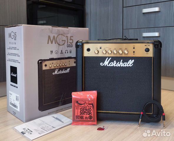 Marshall MG15 Gold + Струны (Комбоусилитель)