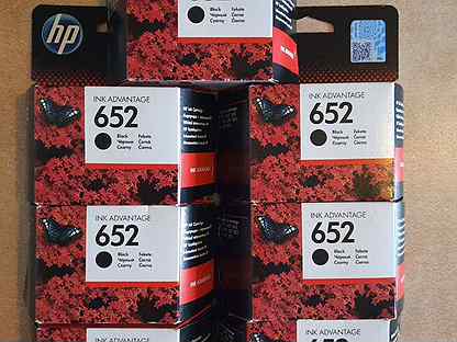 Картридж HP 652 черный цветной