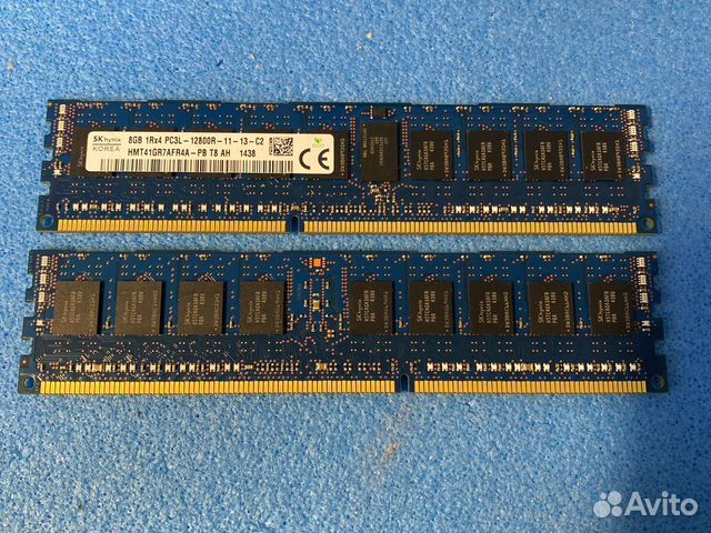 Серверная память ddr3l REG 8Gb и 16Gb
