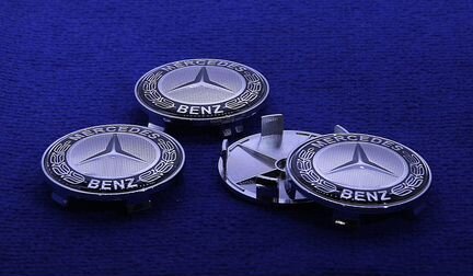 Комплект колпачков неоригинальных дисков Mercedes
