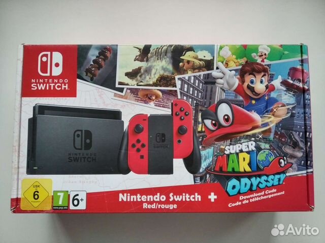 Nintendo Switch Super Mario Odyssey Прошитая