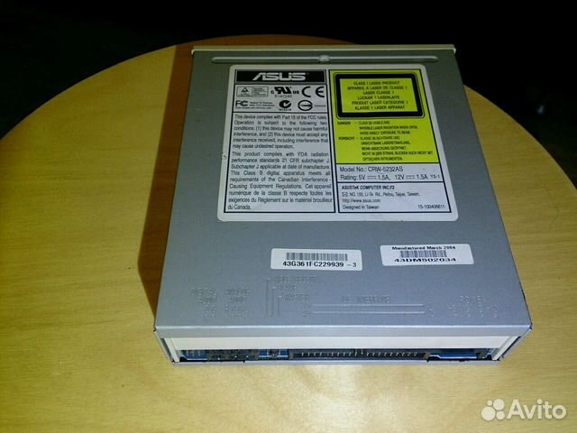 CD-ROM asus CRW-5232AS