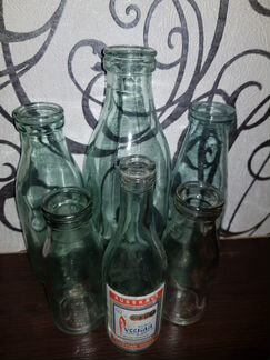 Бутылки молочные из прошлого
