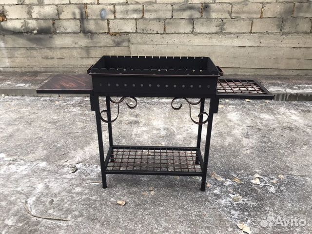 Мангал 4мм с полками арт. -0095