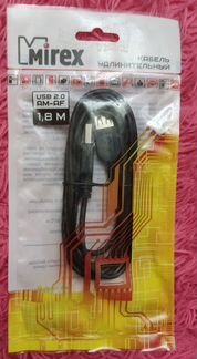 Usb удлинитель 2.0 1,8 м AM-AF