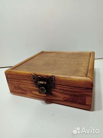 Коробка подарочная деревянная