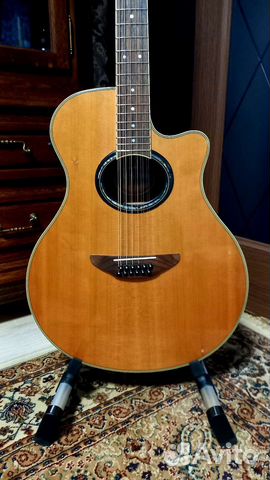 Электроакустическая гитара yamaha apx700ii-12