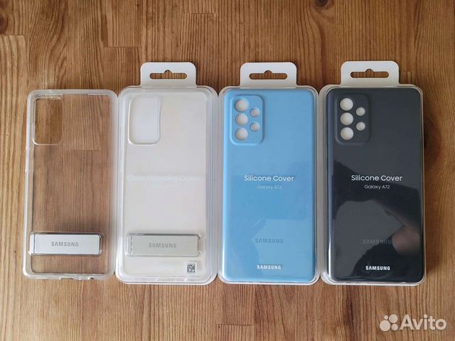 Чехол оригинал Samsung A72 Clear Standing, s cover
