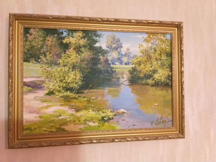 Картина маслом на холсте пейзаж