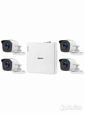 Комплект видеонаблюдения Hiwatch 1-16камер уличных
