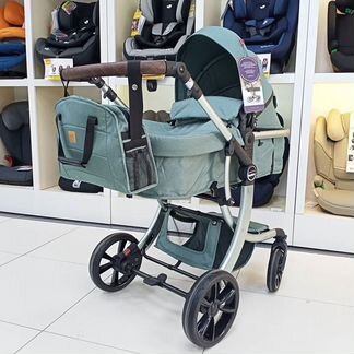 Коляска трансформер Farfello Aimile Silver Изумруд