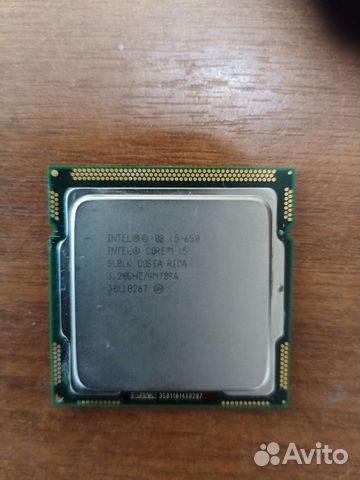 Процессор Intel core i5 650