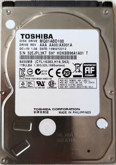 Жесткий диск 1 тб Toshiba 2,5 