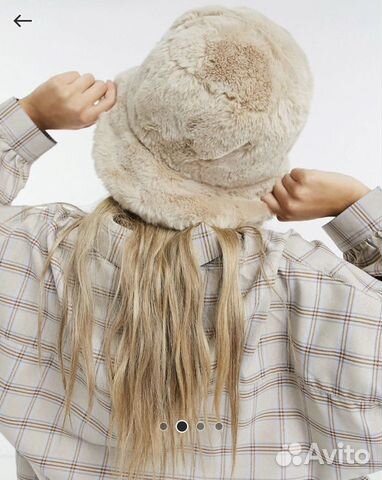 Панама-шляпа из плюша