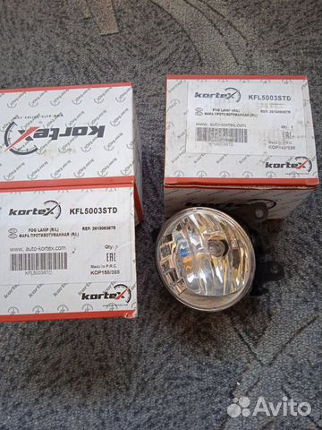 Фара противотуманная на renault logan 2 шт