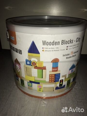 Кубики деревянные