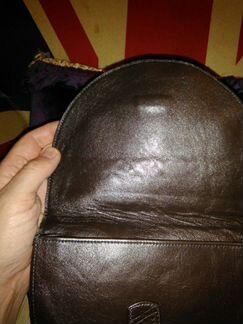 Сумка поясная, кожа. Винтаж. Авторская