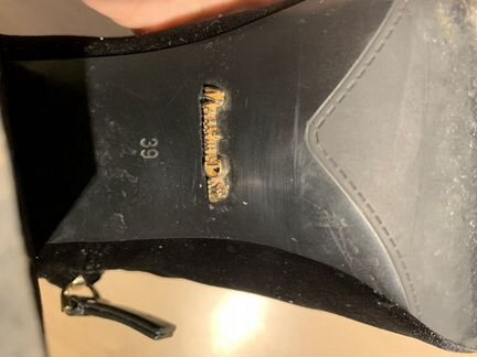 Massimo dutti полусапоги велюр р39