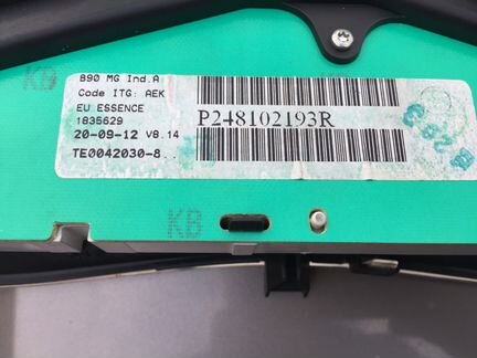 Приборка приборная панель Renault Logan 248102193R