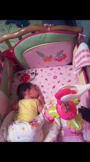 Детская кроватка «Ангелина» с маятником