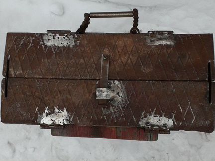 Мангал разборный в виде дипломата