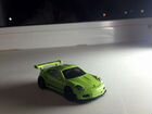 Hot wheels машинки Porsche 911 зелёная