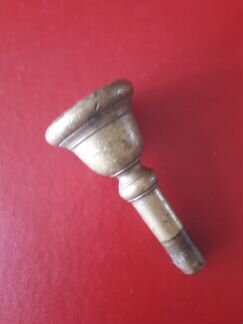 Старинный латунный мундштук