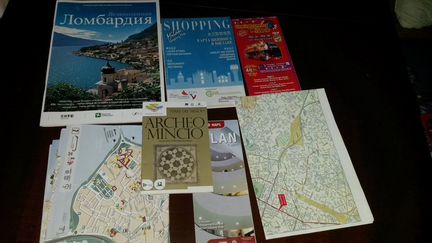 Карты, путеводители по Италии (много разных)