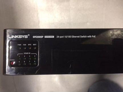 Linksys Sfe2000p 24-port 10/100 Ethernet switch wi