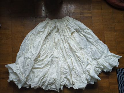 Юбка для атс белая